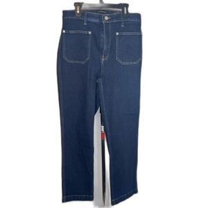 ⭐️2/$10 Banana Republic High Rise Straight Denim Jeans Passenger Pockets Sz 8/29